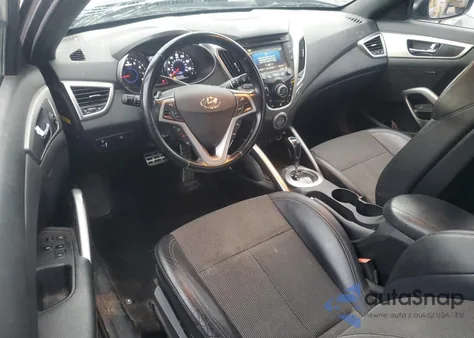 2016 Hyundai Veloster z USA, uszkodzony, nr VIN KMHTC6AD3GU281301